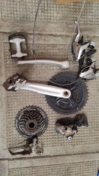 Części rowerowe - klamkomanetki, przerzutki