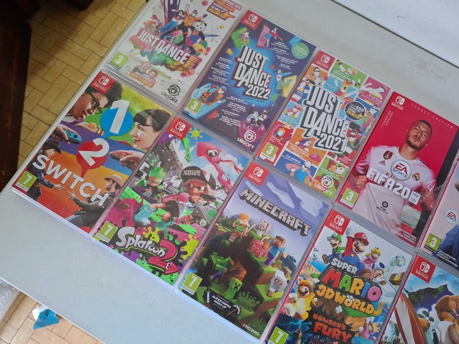 10 Jogos Nintendo Switch | Super Mario , Donkey Kong..*Ler descrição*