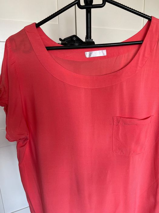 Nowa koralowa bluzka rozm L/XL