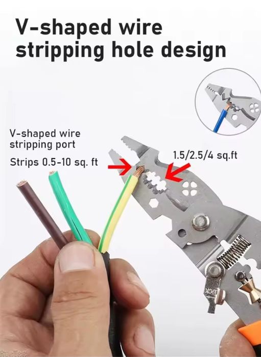 Многофункциональные клещи электрика