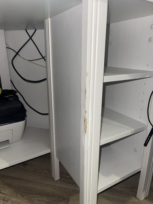 Secretária De Canto Madeira Branca