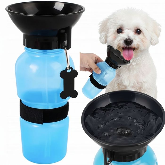 Butelka dla psa turystyczna bidon miska duża xl 500ml