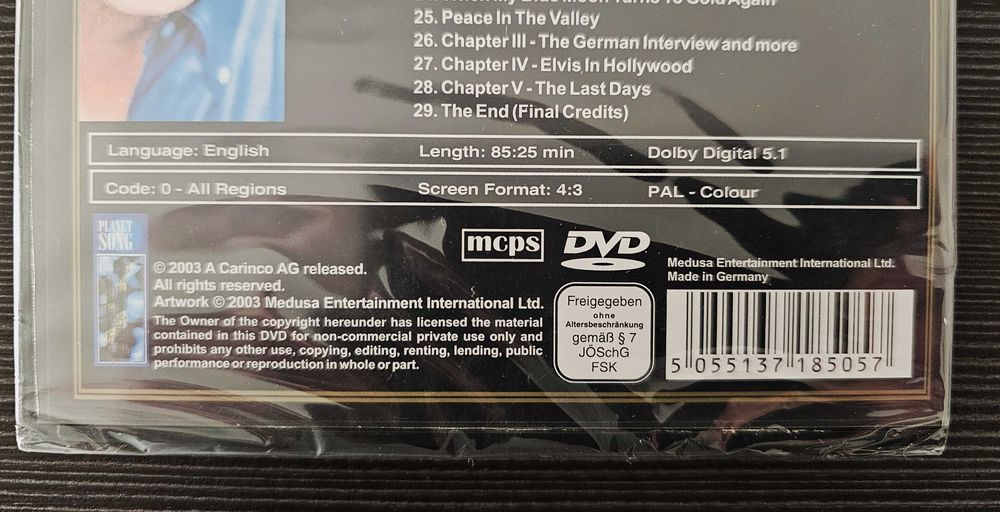 Elvis Presley His Early Performances / Most Famous Hits DVD