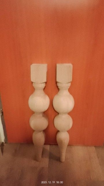 Nogi do stołu toczone