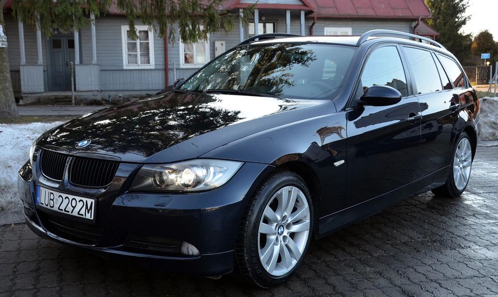 BMW Seria 3 BMW E91 2006 2.0D 163KM Bardzo bogata wersja Panorama Webasto Automat
