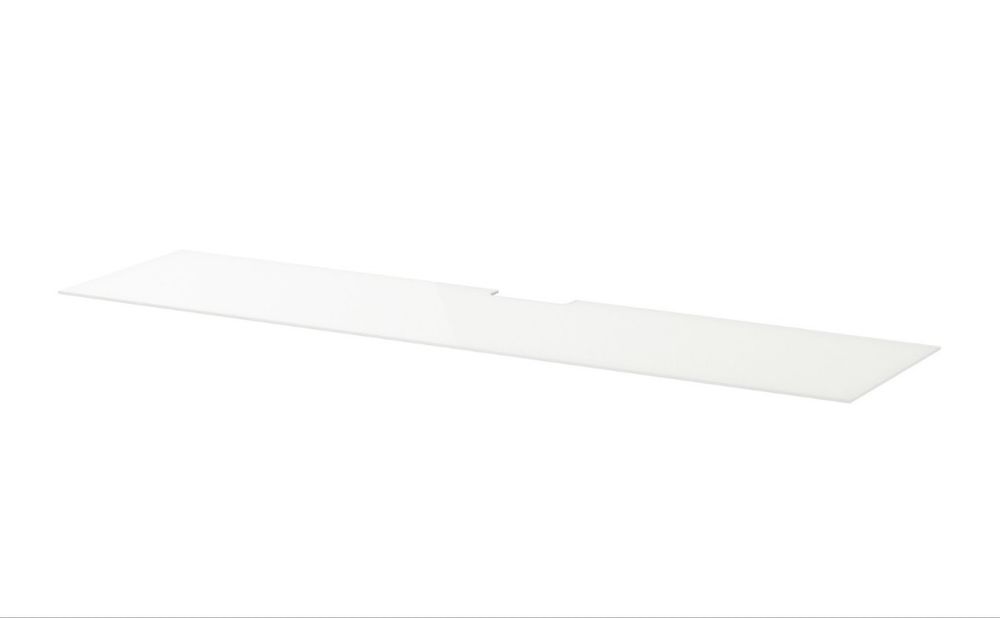 Tampo vidro móvel Ikea Besta TV