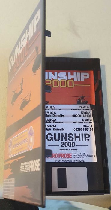 GUNSHIP 2000 - Gry na stacja dyskietki stacja Amiga 500 / 600 / 1200