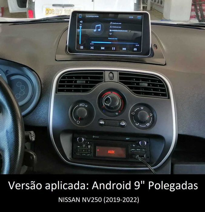 (NOVO) Rádio 2DIN • Nissan NV200 • e-NV200 • NV250 • Android [4+64GB]