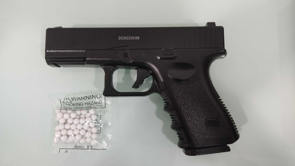 Pistola Airsoft Glock 19 FULL METAL (Nova)