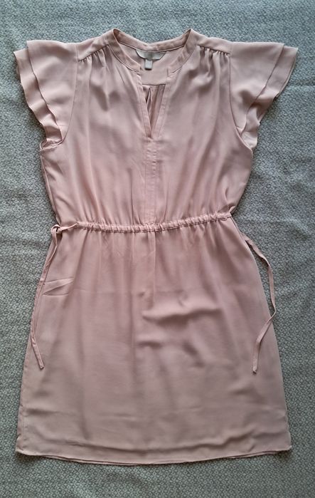 Sukienka z dekoltem w serek, rozm.42, H&M