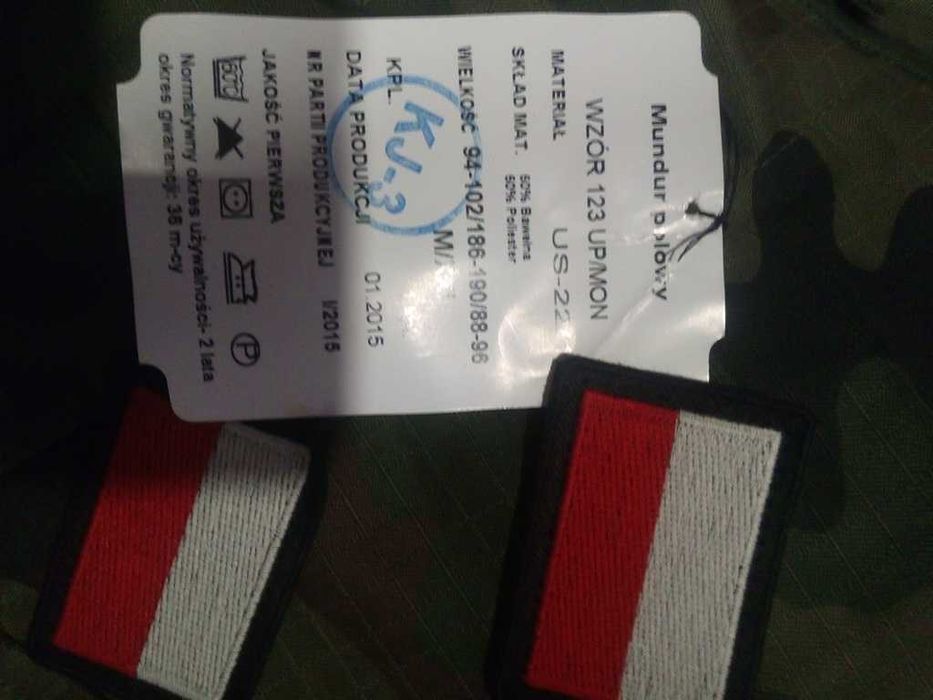 Mundur wzór 123 UP/MON M/XXL