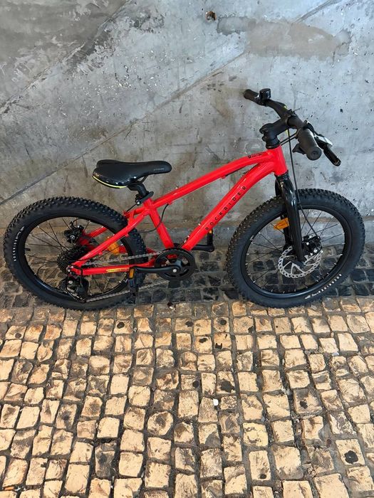 Bicicleta Rockrider BTT EXPL 900R 6-9 Anos Vermelha Nova