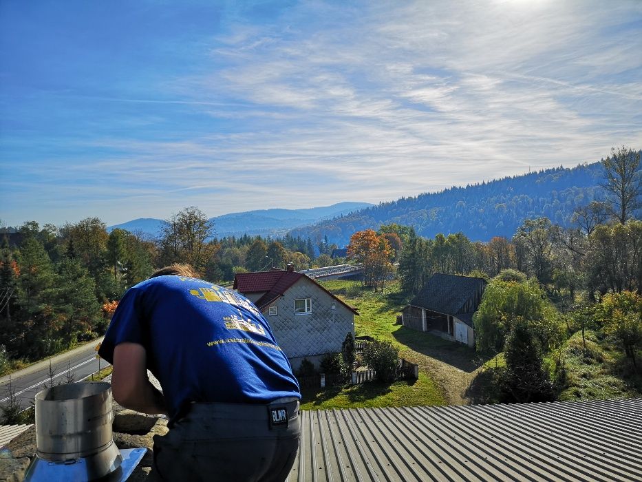 Frezowanie komina Szlamowanie  ceramika wkłady ceramiczne