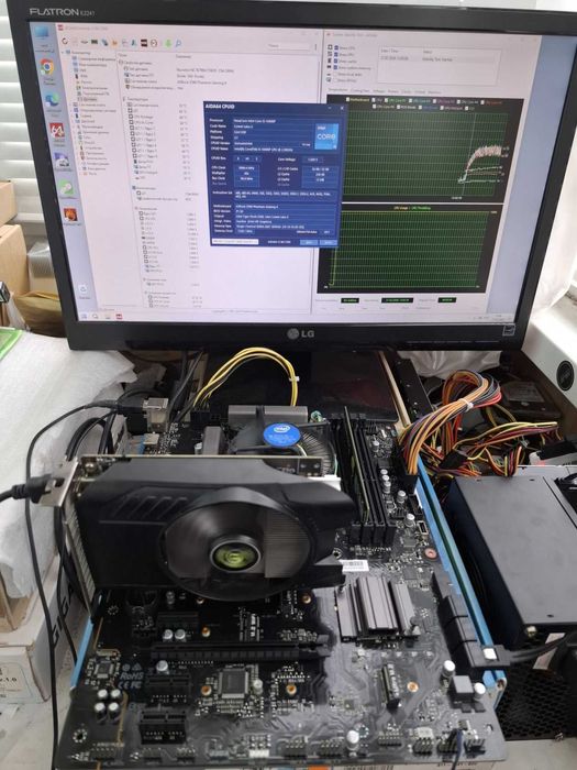 Asrock Z590 PG4 + I5 10400F + Кулер