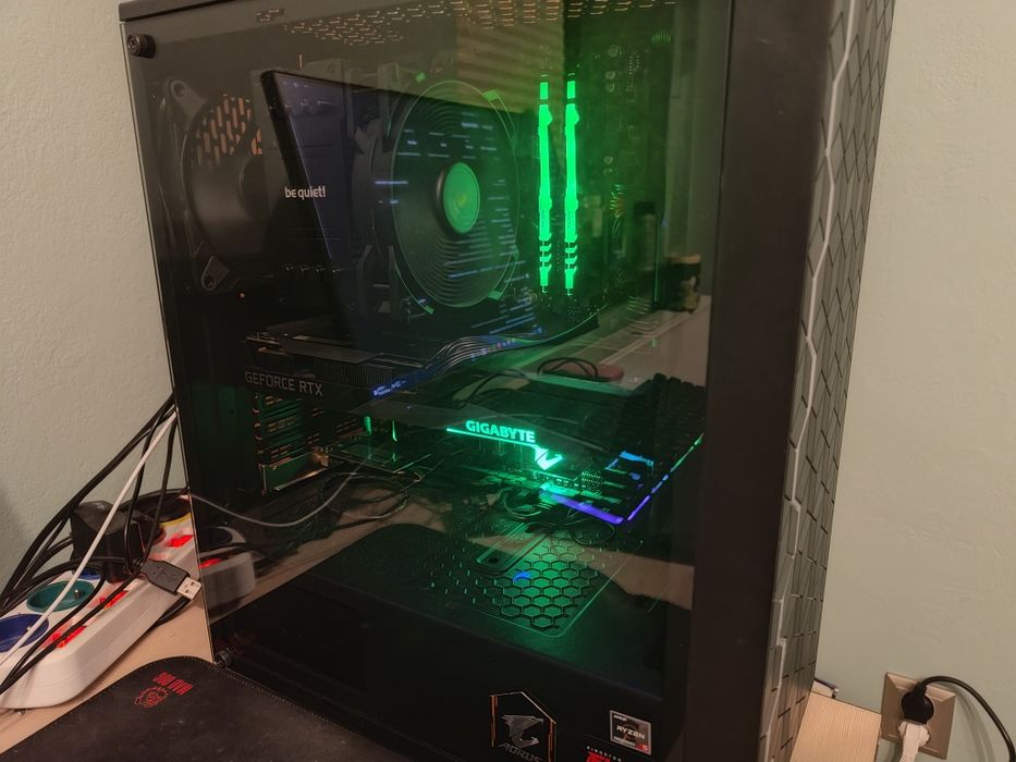 Komputer gamingowy r5 5500, rtx 3060ti, 16gb ram, 512gb dysku. Możliwość wymiany na mac mini m4 16/256