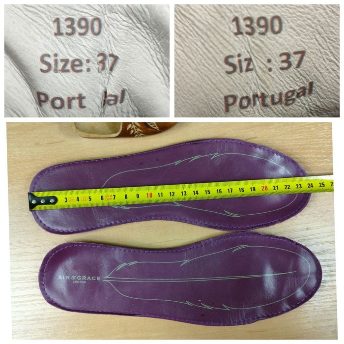 Buty r. 37 Air & Grace skórzane damskie  sznurowane