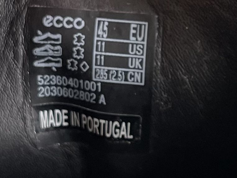 Туфлі Ecco Vitrus Mondial 45 р