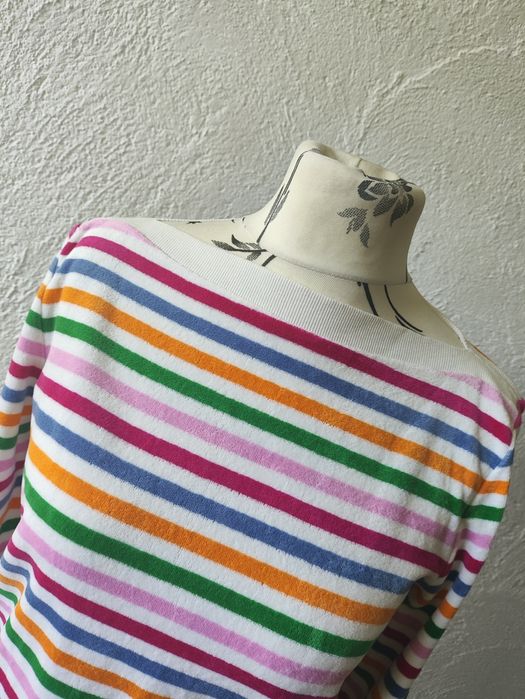 Kolorowa bluza damska 42 XL bawełna