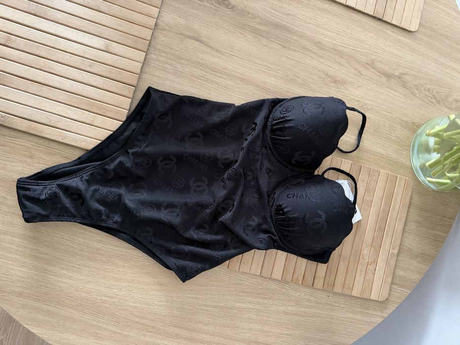 Strój kąpielowy Chanel Jednoczęściowy Bikini CC