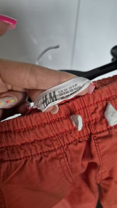 Spodnie rybaczki 104 h&m