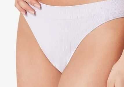 Majtki Figi Damskie Prążkowane/Bezszwowe