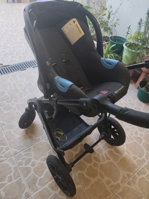 Carrinho bebe 3 em 1 kinderkraft