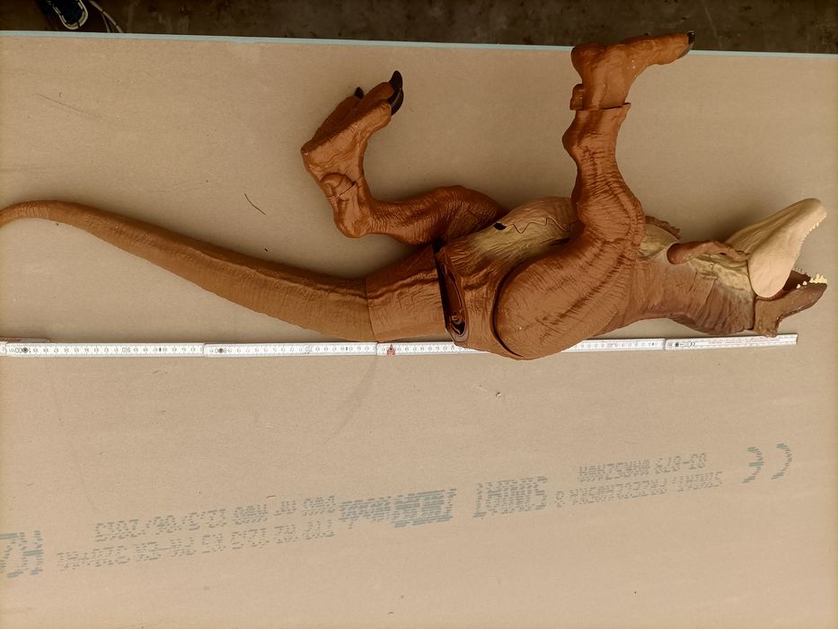 Jurassic World ogromny dinozaur T-Rex Mattel wys. 54cm długosc 100cm