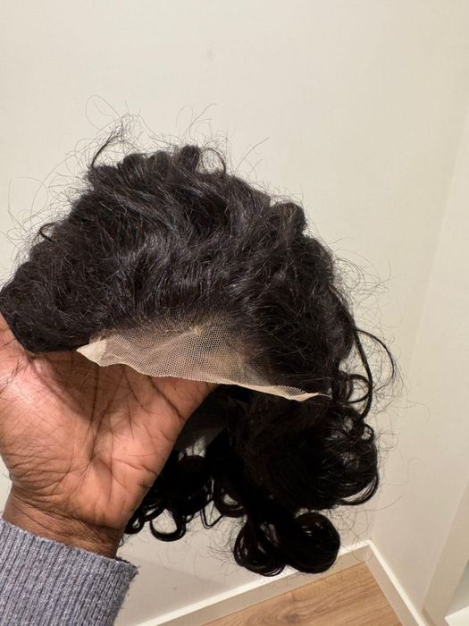 Peruca ondulada  cabelo  humano indiano
