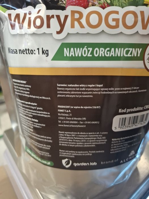 wióry rogowe mączka rogowa 1 kg