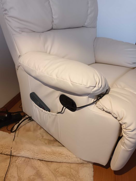 Poltrona Eléctrica Relax Ortopédica Bege Por Estrear