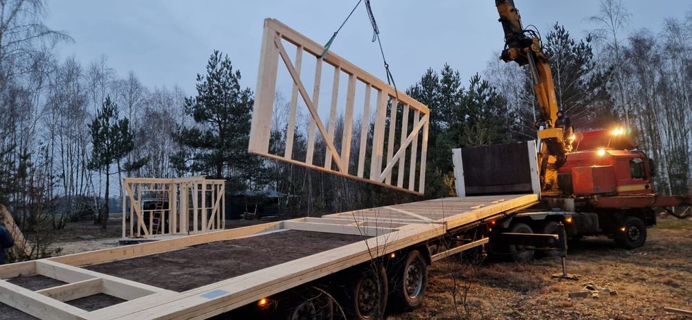 Dom konstrukcja drewniana szkieletowa