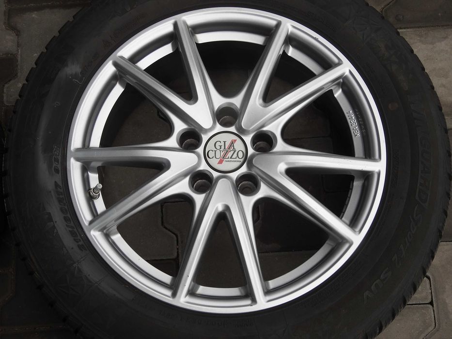4x Alufelgi 5x114,3 17'' 7J ET35 RONAL 21r NISSAN RENAULT +TPMS DEMO