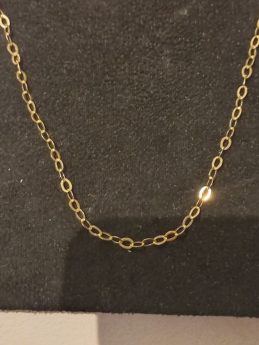 Łańcuszek złoty błyszczący ankier 585/1,9g/45 cm