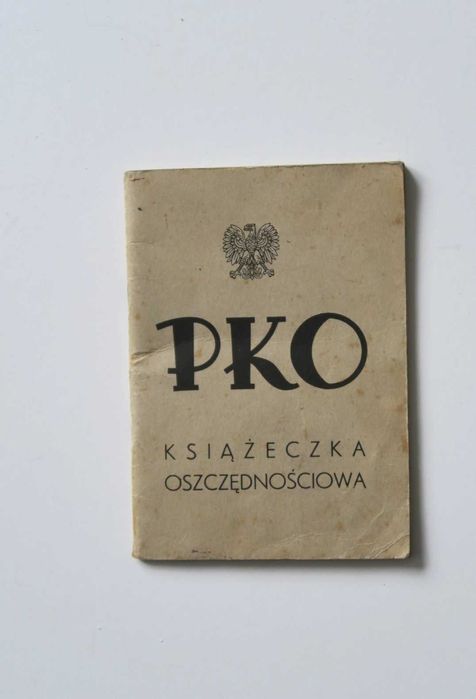 PRL książeczka PKO oszczędnościowa 1962