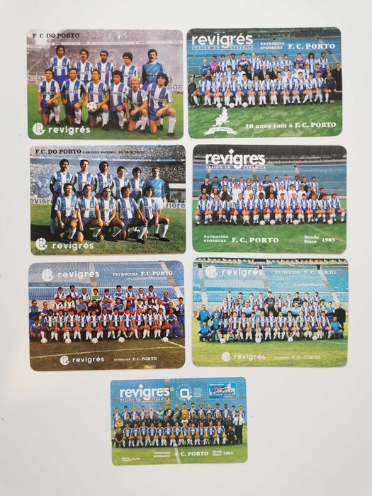 Lote de 7 calendários do FC Porto