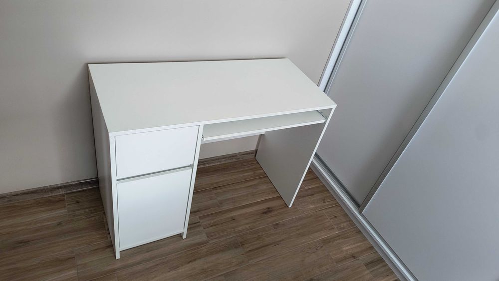 Biurko Ikea Ejler | BIałe | 100x45cm