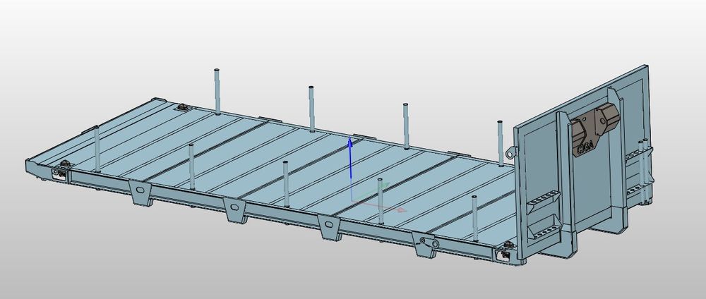 Plataforma porta máquinas | Estrado Ampliroll | Polibenne