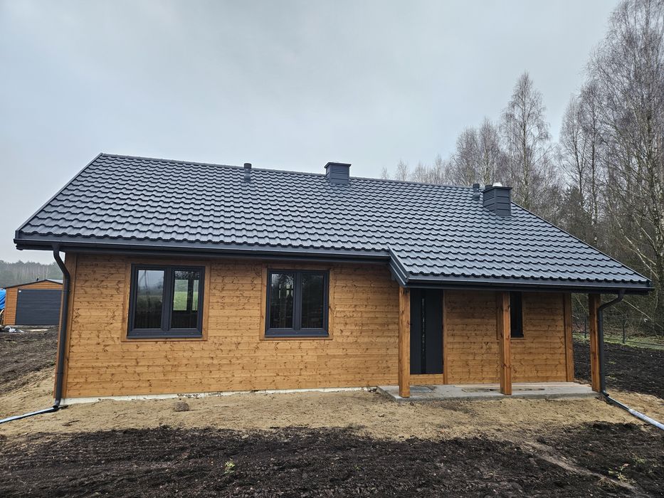 Dom domek drewniany 35m2 35 m2 70  budowa pergola altana garaż wiata