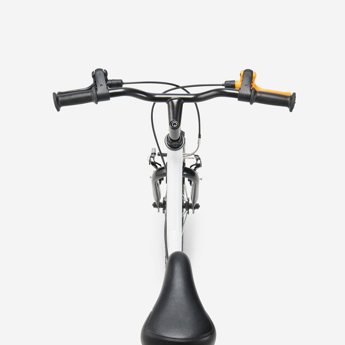 Bicicleta de Criança 16 polegadas 4-6 anos, DISCOVER 100 Branco