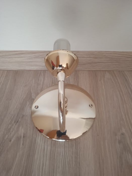 Kinkiet ścienny złoty