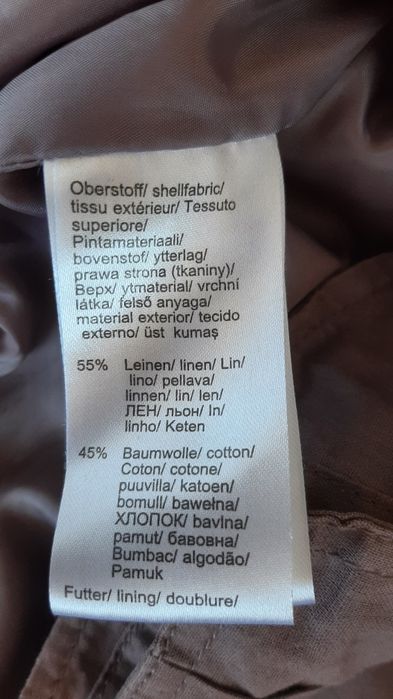 Żakiet z domieszką lnu BPC rozmiar M, stan bdb