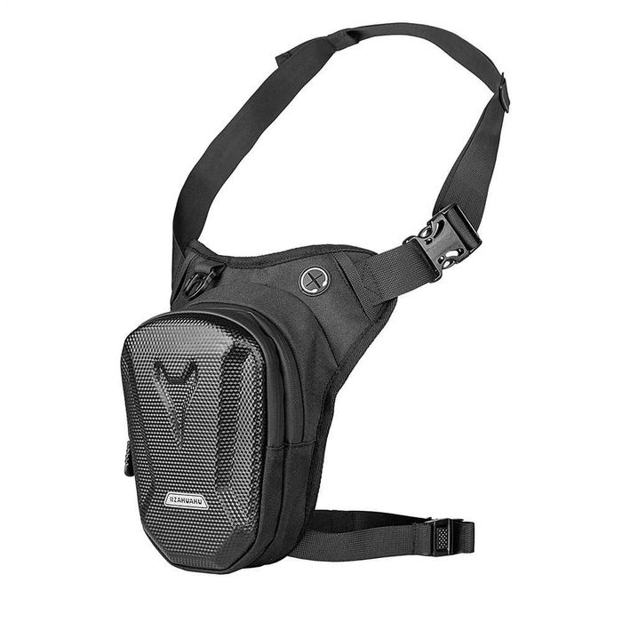 Bolsa Rígida de Perna e Cintura Impermeável para Moto - Design Durável