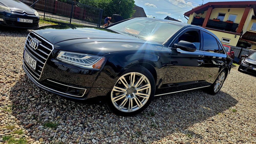 Audi A8L D4 lift 2016r 3.0 TfSI, Matrix, masaże, dociągi, raty/leasing