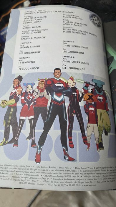 Livro BD ronaldo