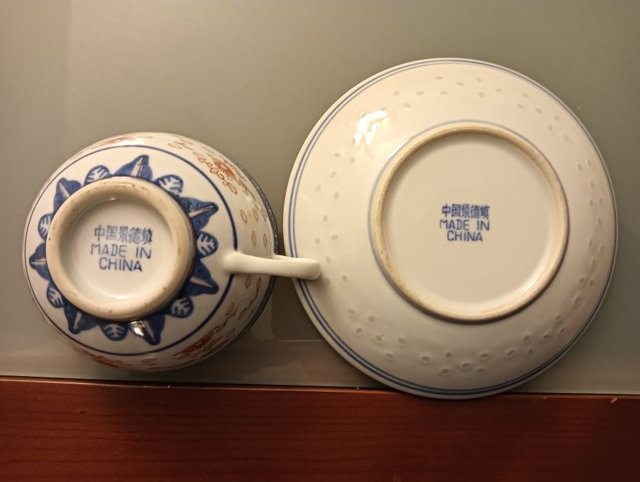 Porcelana chinesa original, antiga e de qualidade*