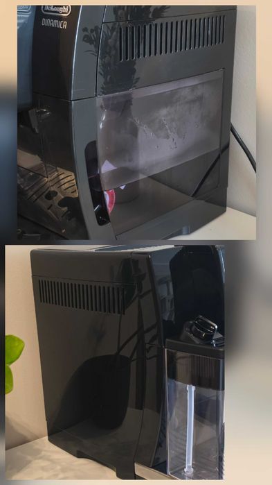 Ekspres Delonghi Dinamica ECAM 353.75B MyMenu, nowy pojemnik na mleko