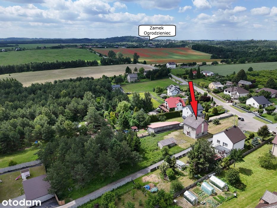 Dom do remontu / piękna działka 2195 / blisko Zamku Ogrodzieniec