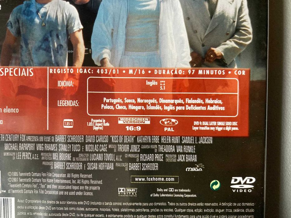 [DVD] Beijo da Morte (Kiss of Death)