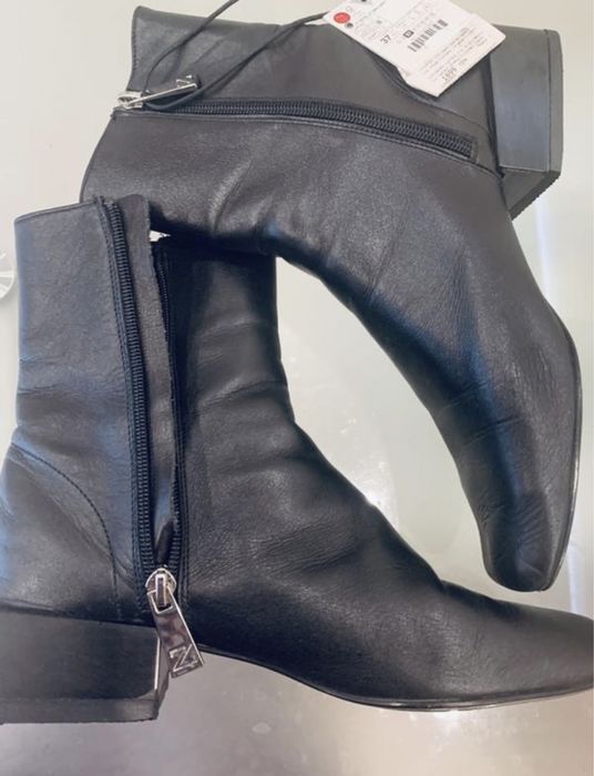 Ботинки ZARA кожа