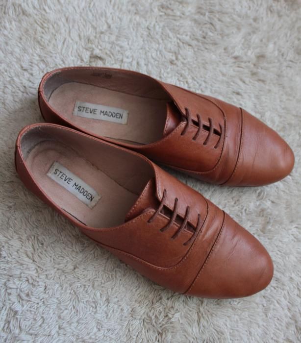 Шкіряні туфлі оксфорд Steve Madden